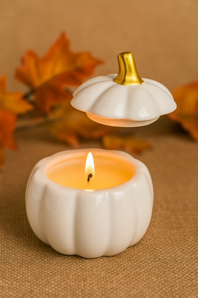 The Cozy Patch- White Pumpkin
