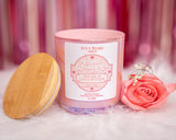 Valentine Candle Collection- Pink Iridescent Vessel 7 oz