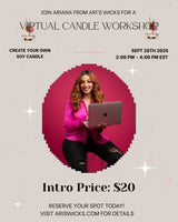 Ari's Wicks Virtual Candle Making Workshop